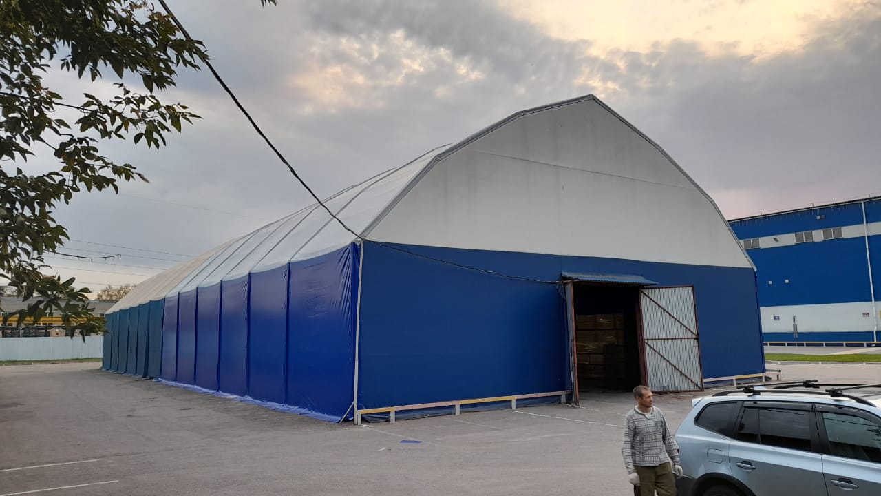 Ремонт тентовых ангаров Ремонт тентовых ангаров